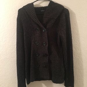 Effeci Knitted Cardigan Hoodie Petite Large